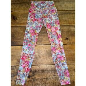Womens Lululemon Align Leggings High Rise Inflorescence Multi Pink Floral 4